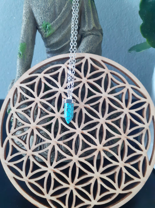 Pendentif en Pierre de Turquoise