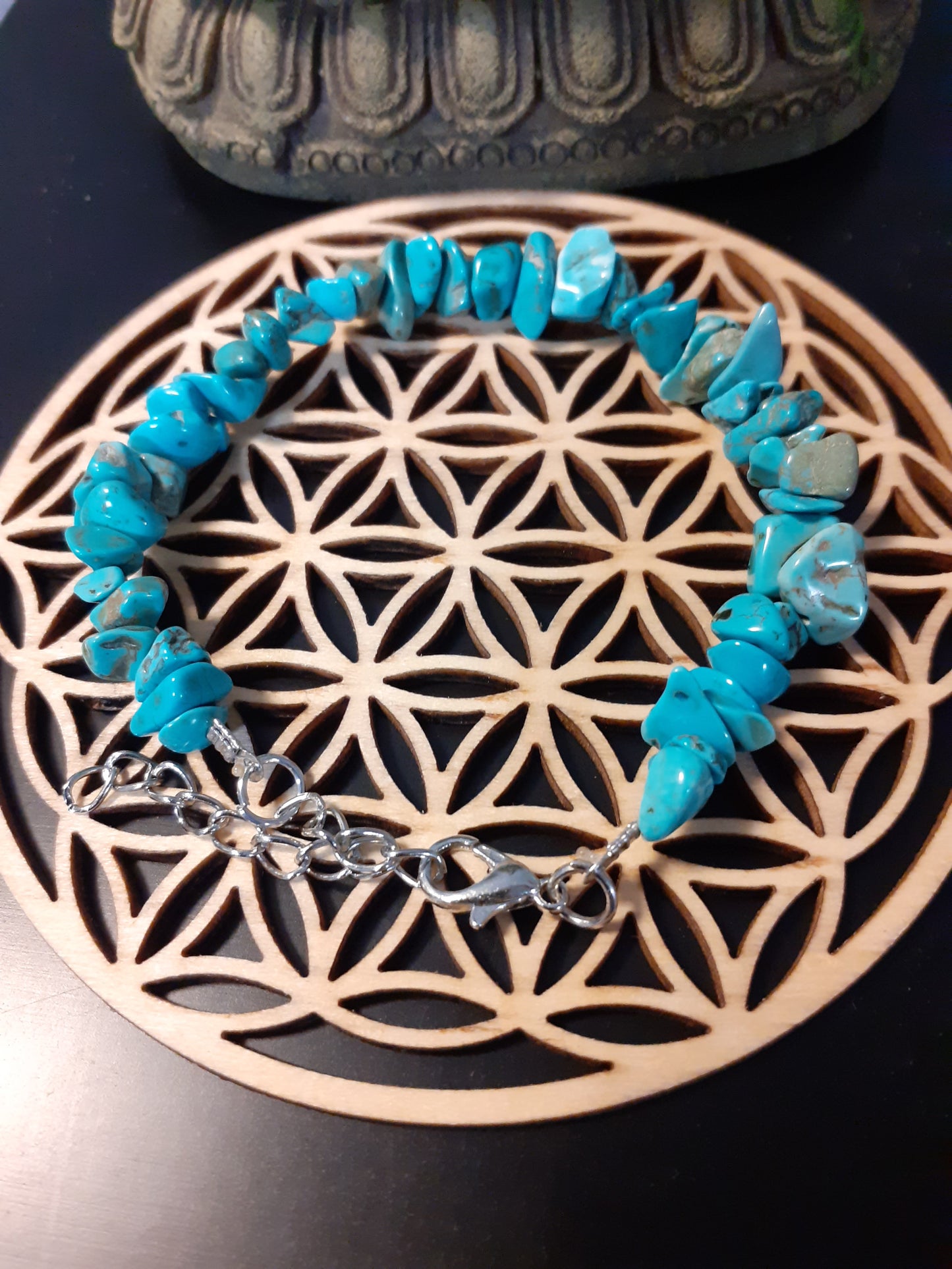 Bracelet en Pierres de Turquoise